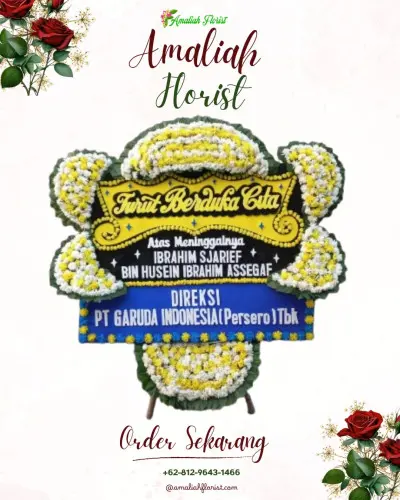Papan Bunga Duka di Antosari