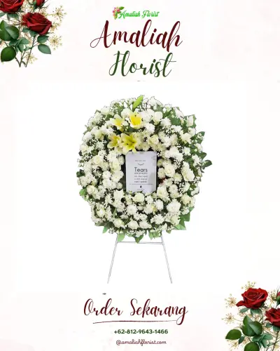 Krans Bunga Duka Cita di Antosari
